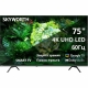 Технопапа · 75" Телевизор SKYWORTH 75G66G, 4K Ultra HD, черный, смарт ТВ, Google TV
