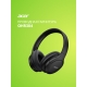 Технопапа · Наушники беспроводные Acer OHR304, с микрофоном, мониторные, черный, BT/Radio (ZL. HDSEE.00B)