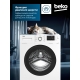 Технопапа · Стильная стиральная машина Beko, инверторный мотор, цифровой дисплей, контроль дисбаланса и пенообразования, 15 программ