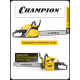 Технопапа · Бензопила CHAMPION 254-18"-0,325-1,5-72 (2,5кВт 54см3 легкий старт карбюратор Walbro 5,1кг)