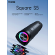 Технопапа · Портативная колонка TECNO Square S5, 30Вт, Bluetooth 5.3, черная