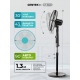 Технопапа · Мощный вентилятор CENTEK CT-5022, Black, напольный, 55Вт, d-43см, 1.3м, 3 скорости, таймер 60мин, тяжелая база