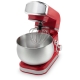 Технопапа · Кухонная машина Vitek VT-4114, планетарное вращение, мощность 1000Вт, количество скоростей 6, насадок 3, красный
