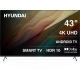 Технопапа · Телевизор Hyundai H-LED43BU7009, 43", 4K Ultra HD, смарт ТВ Android, черный