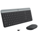 Технопапа · Комплект клавиатура + мышь Logitech MK470 Slim, графитовый