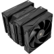 Технопапа · Кулер Thermalright Royal Pretor 130 Black (RP130-BL) 4-pin PWM, 158mm, Ni/Cu, 6x6mm, 1x120+1x130mm, 80.45CFM/81.88CFM,