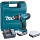 Технопапа · Шуруповерт Makita DF488D002 G-серия 18B, 42Hм, 2 акк. Li-Ion, 1.5Aч, кейс, подсветка, реверс