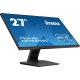Технопапа · Монитор 27" Iiyama ProLite T2752MSC-W1 IPS 1920x1080, 60 Гц, 5 мс, 16:9, 400 кд/м², HDMI 2.0, DP 1.2, 3.5 Jack, USB Hub (2x USB 3.0), динамики (2x1 Вт), сенсорный экран, черный
