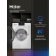 Технопапа · Узкая стиральная машина Haier HW60-BP10919B, 6 кг, 1000 об/мин, белая с черным