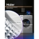 Технопапа · Узкая стиральная машина Haier HW60-BP12919A, 6 кг, 10 программ, инверторный двигатель, пар, 59.5 x 85 x 39.4, белый