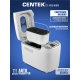 Технопапа · Хлебопечь с замесом теста CENTEK CT-1415: белая, 860Вт, 15 программ, большой объем, окошко, автоподогрев, LCD-дисплей