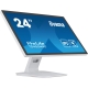 Технопапа · Монитор Iiyama 23.8" ProLite T2452MSC-W1 белый IPS LED 14ms 16:9 HDMI M/M матовая 400cd 178гр/178гр 1920x1080 60Hz DP FHD USB Touch 5.6кг
