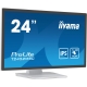 Технопапа · Монитор Iiyama 23.8" ProLite T2452MSC-W1 белый IPS LED 14ms 16:9 HDMI M/M матовая 400cd 178гр/178гр 1920x1080 60Hz DP FHD USB Touch 5.6кг