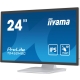 Технопапа · Монитор Iiyama 23.8" ProLite T2452MSC-W1 белый IPS LED 14ms 16:9 HDMI M/M матовая 400cd 178гр/178гр 1920x1080 60Hz DP FHD USB Touch 5.6кг