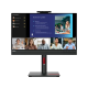 Технопапа · Монитор 23.8" ThinkVision T24v-30 черный IPS LED 4ms 16:9 HDMI M/M Cam матовая HAS Piv 1000:1 250cd 178гр/178гр 1920x1080 75Hz VGA DP FHD USB 6кг