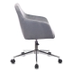 Технопапа · Кресло офисное Бюрократ CH-380SL серая жемчужина Italia 26, крестовина металл хром