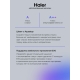 Технопапа · Стиральная машина Haier HW70-BP12959DE узкая, инверторная, с фронтальной загрузкой, 7 кг, 12 программ, 1200 об/мин, пар