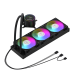 Технопапа · Водяное охлаждение для процессора Coolleo ICE Fairy DIG 360 LITE A-RGB Black