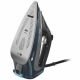 Технопапа · Утюг BRAUN SI9682DB черный/синий, мощность 3200Вт, подошва алюминий, резервуар 320мл, защита от накипи