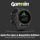 Технопапа · Умные часы Garmin Epix Pro 42 мм(Gen 2) Sapphire Edition, Amoled, черный силиконовый ремешок (010-02802-15)