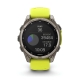 Технопапа · Смарт-часы Garmin Fenix 8,(47 мм) Solar, Sapphire Titanium with AMP yellow/graphite silicone band, 010-02906-21