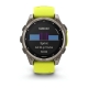 Технопапа · Смарт-часы Garmin Fenix 8,(47 мм) Solar, Sapphire Titanium with AMP yellow/graphite silicone band, 010-02906-21
