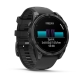 Технопапа · Умные часы Garmin Fenix 8 47 мм AMOLED, серый/черный силиконовый ремешок (010-02904-00)