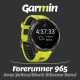 Технопапа · Часы Garmin Forerunner 965, титановый корпус, AMOLED-экран, силикон, жёлто-чёрные (010-02809-12)
