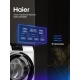 Технопапа · Стиральная машина Haier HW60-BP12919B, инверторная, 6 кг, 10 программ, 1200 об/мин, освежение паром, автовзвешивание