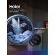 Технопапа · Стиральная машина Haier HW60-BP12919B, инверторная, 6 кг, 10 программ, 1200 об/мин, освежение паром, автовзвешивание
