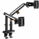 Технопапа · Настольный наклонно-поворотный кронштейн для 2 мониторов Ultramounts UM727B (чёрный)