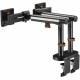 Технопапа · Настольный наклонно-поворотный кронштейн для 2 мониторов Ultramounts UM727B (чёрный)