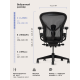 Технопапа · Кресло Herman Miller Aeron Black Onyx Gaming, размер С